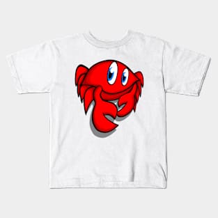 Happy Crab Zodiac Sign Kids T-Shirt